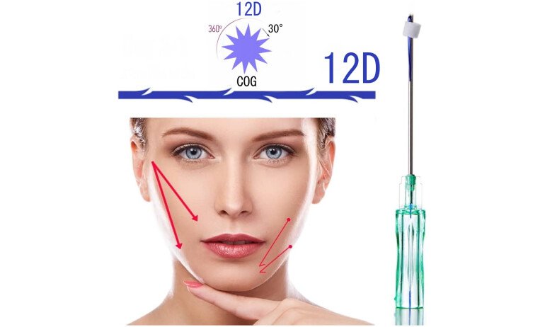 PDO thread COG 12D 19G 100mm L-type Blunt (New)