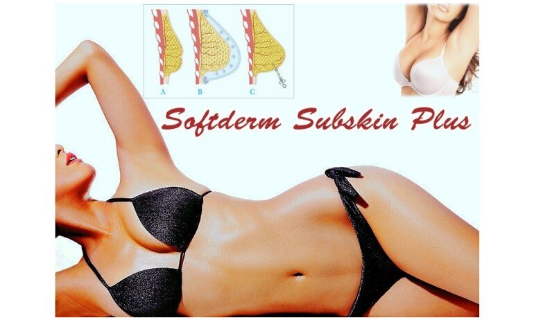 SOFTDERM Plus,2 x 10ml Hyaluronsäure,Spezial für Brustauffüllung,Brustvergrösserung