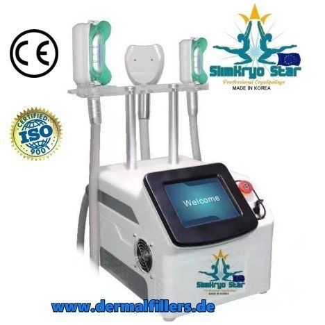 Cryolipolysis Appareil High-Tech Pro,3 x pièces à Main,incl.Double Menton Essai