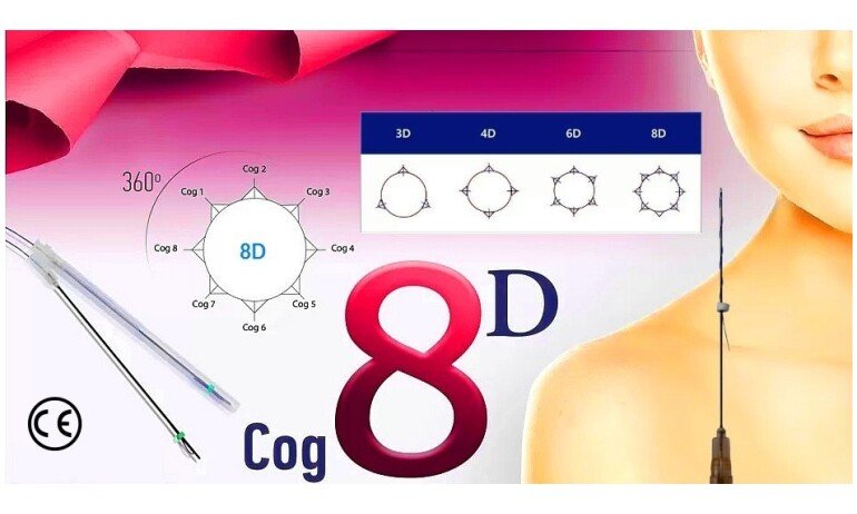 PDO thread COG 8D 19G 100mm L-type Butt