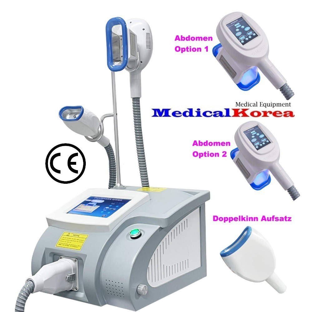 Kryolipolyse Gerät High-Tech Profi,3 x Cooling Handstück,inkl.Doppelkinn Aufsatz – Bild 2