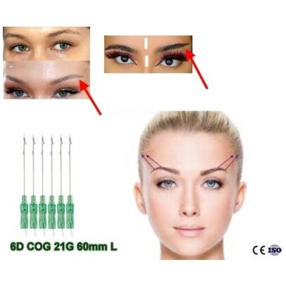 Augenbrauen lift,pdo fäden