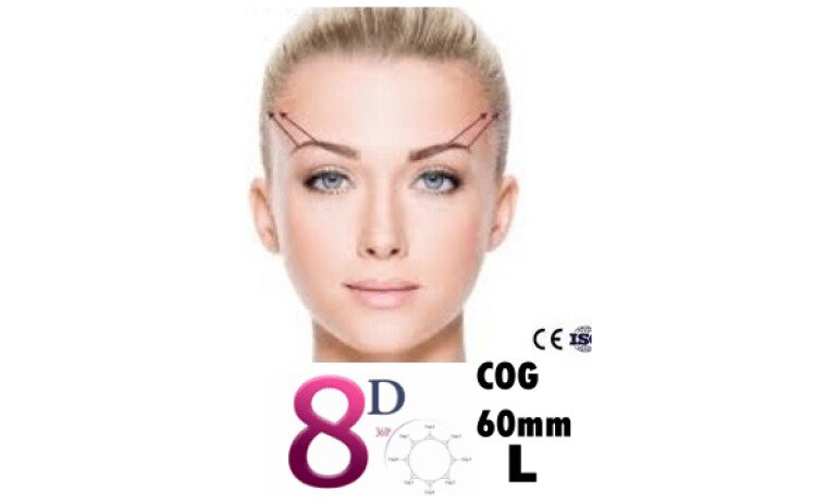 PDO threads,COG 8D 23G X 60mm L-type Butt