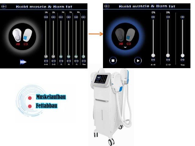 EMS Tesla Muskeltrainer,Elektromagnetischer Bodyformer – Bild 3