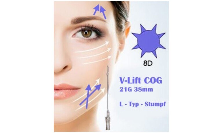 PDO thread COG 4-1 8D 21G 38mm V-Lift, L type