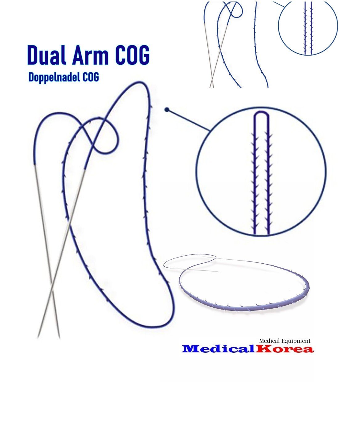 SUB Dual Arm-COG, 21G 420mm,W-Rumpan