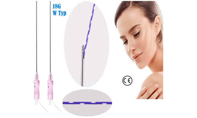 PDO threads gemoldet 18g 100mm W type Blunt,Extra Strong