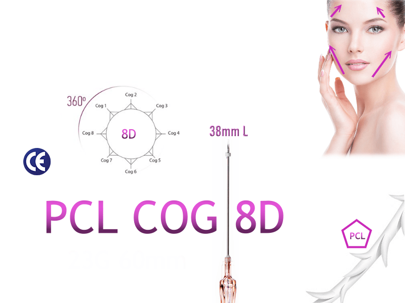 PCL Fäden COG 8D 23G 38mm V-Lift, L Stumpf