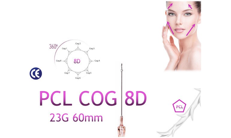 PCL threads COG 8D 23G 60mm V-Lift, L type