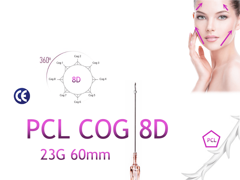 PCL trådar COG 8D 23G 60mm V-Lift, L typ