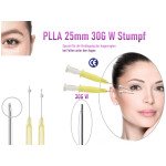 PLLA Fäden , 30G 25mm, Spezial Augenregion,W Stumpf,10 St.