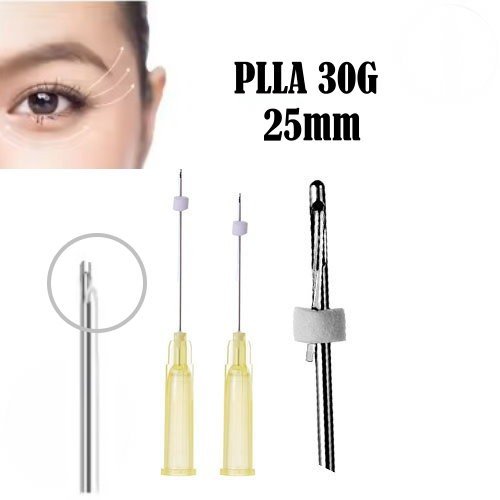 PLLA Fäden , 30G 25mm, Spezial Augenregion,W Stumpf,10 St. – Image 2