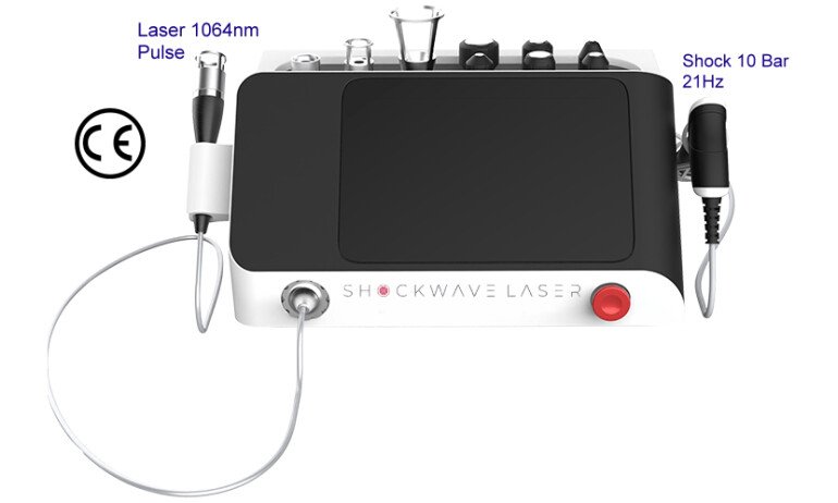 Stosswellengerät mit 1064nm Laser 2in1