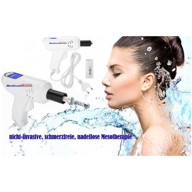 Autoinjektor,Meso gun,Mesotherapie ohne Nadeln ,Mesoporation