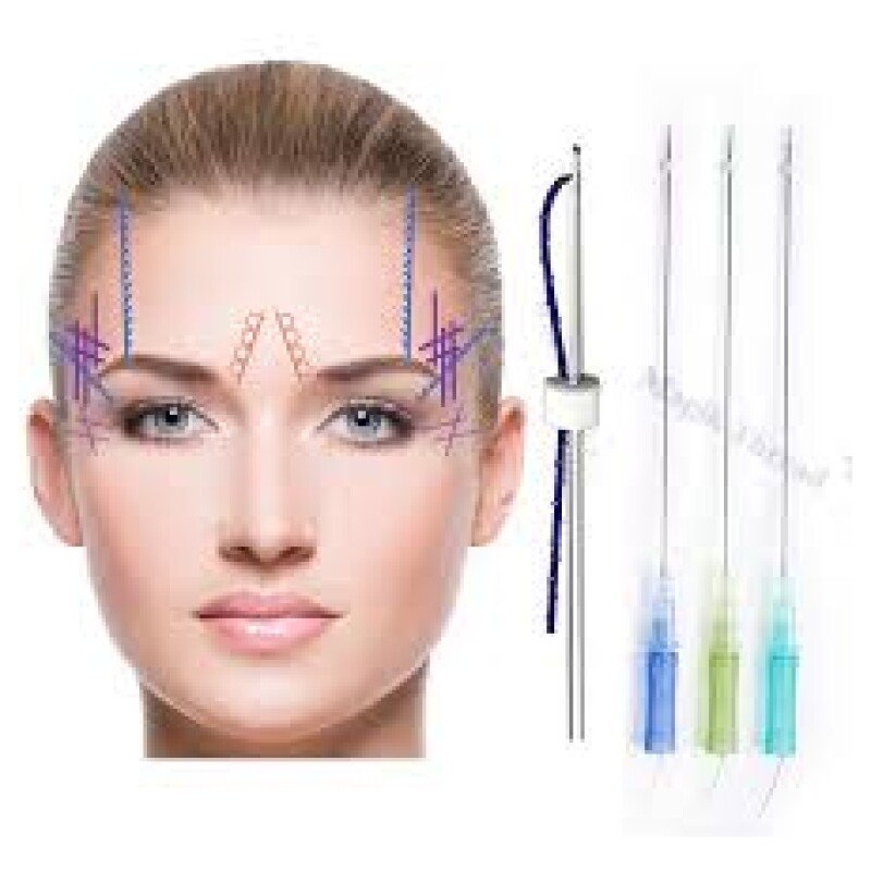 PDO Fäden COG 4-1 21G 60mm L-Typ Stumpf (Augenbrauenlift,Jawline,Gesicht) - Afbeelding 3