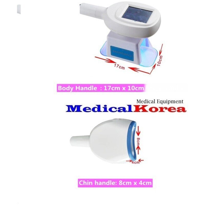 Kryolipolyse Gerät High-Tech Profi,3 x Cooling Handstück,inkl.Doppelkinn Aufsatz - Afbeelding 4