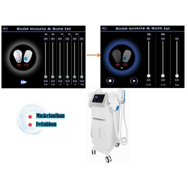 EMS Tesla Muskeltrainer,Elektromagnetischer Bodyformer - immagine 3