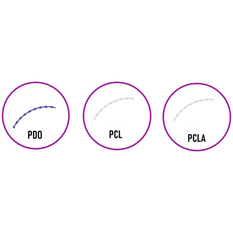 PCLA Fäden COG 8D 21G 60mm L-Typ Stumpf - Afbeelding 2
