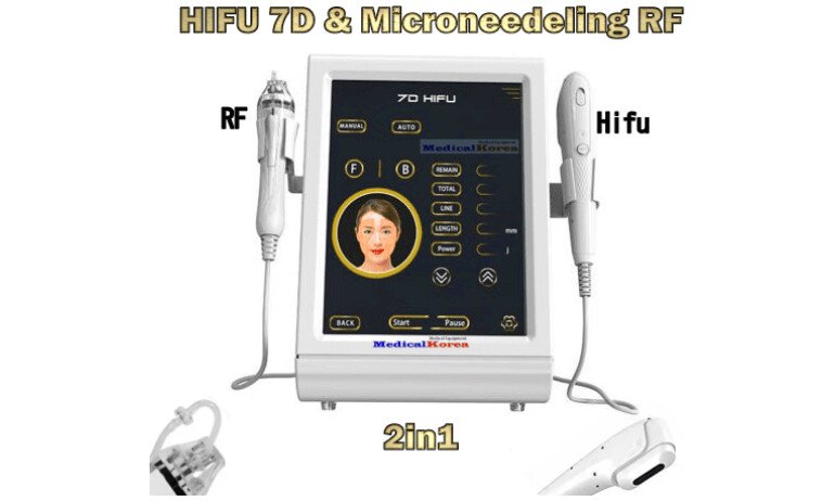 HiFu 7D Appareil Pro avec Microneedeling RF 2in1