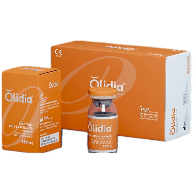 Olidia 365mg Poly-L-Milchsäure,Biostimulator,Kollagenbooster - immagine 2