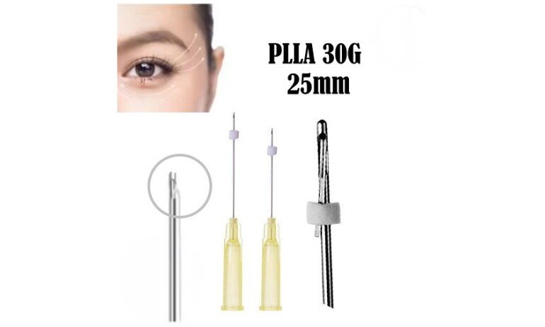 PLLA Fils , 30G de 25mm, Spécial contour des yeux,W Terne,10 pces
