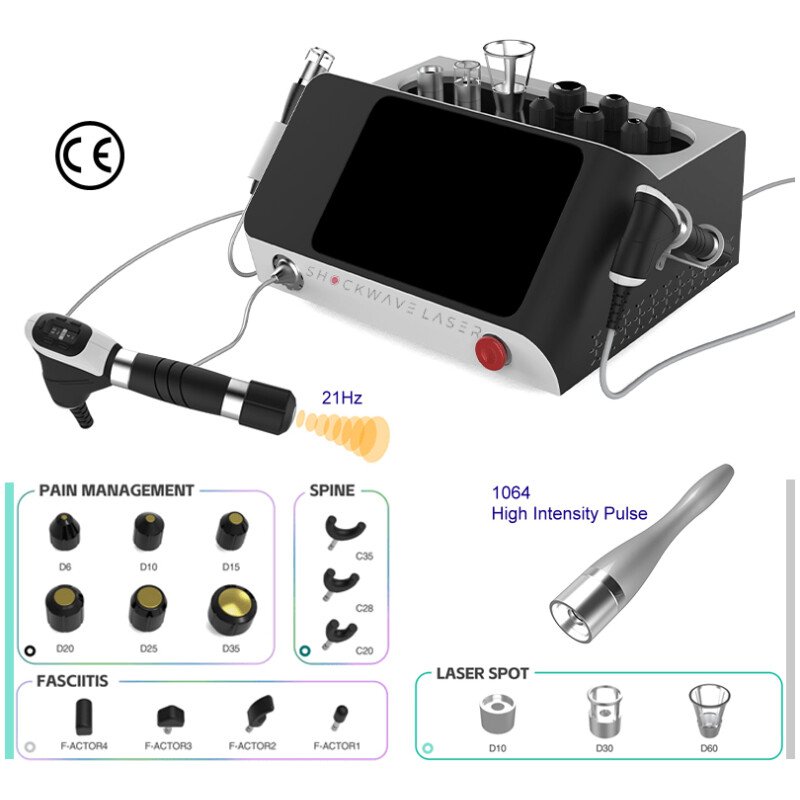 Stosswellengerät mit 1064nm Laser 2in1 - Afbeelding 2